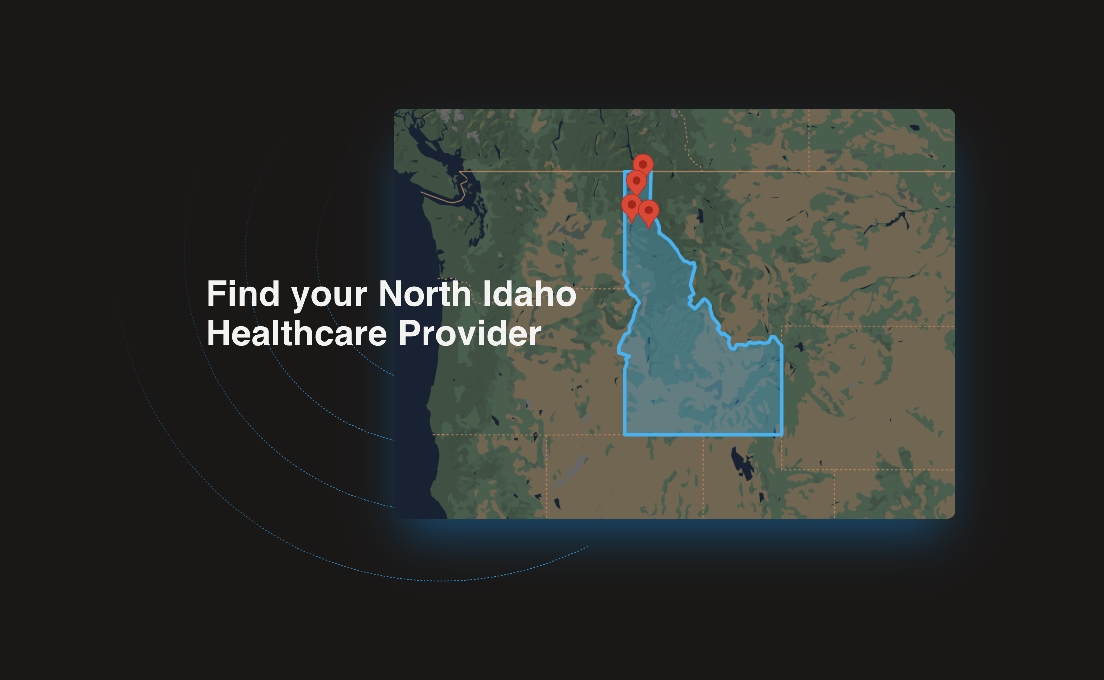 The front-page graphic of North Idaho Health